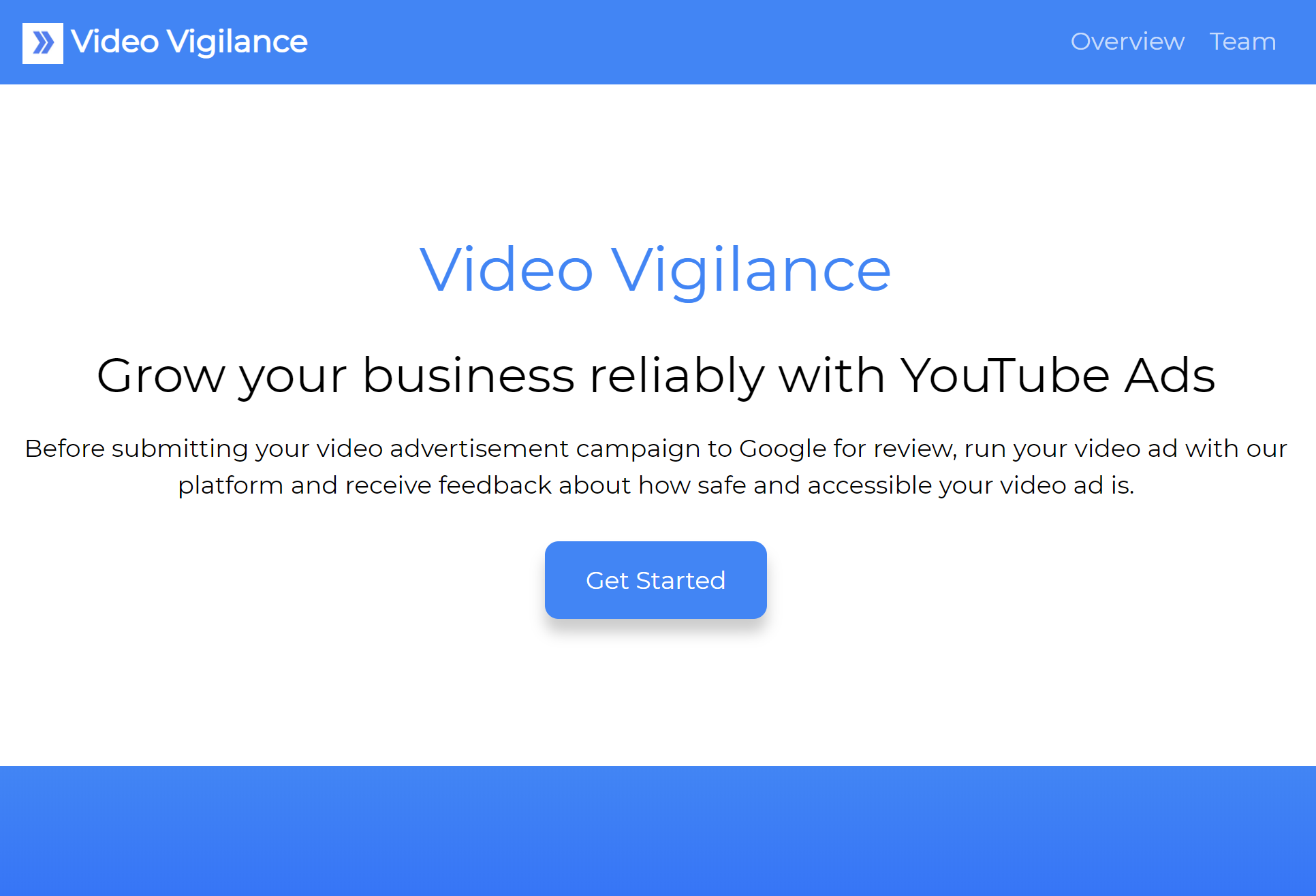 Screenshot of web app.
