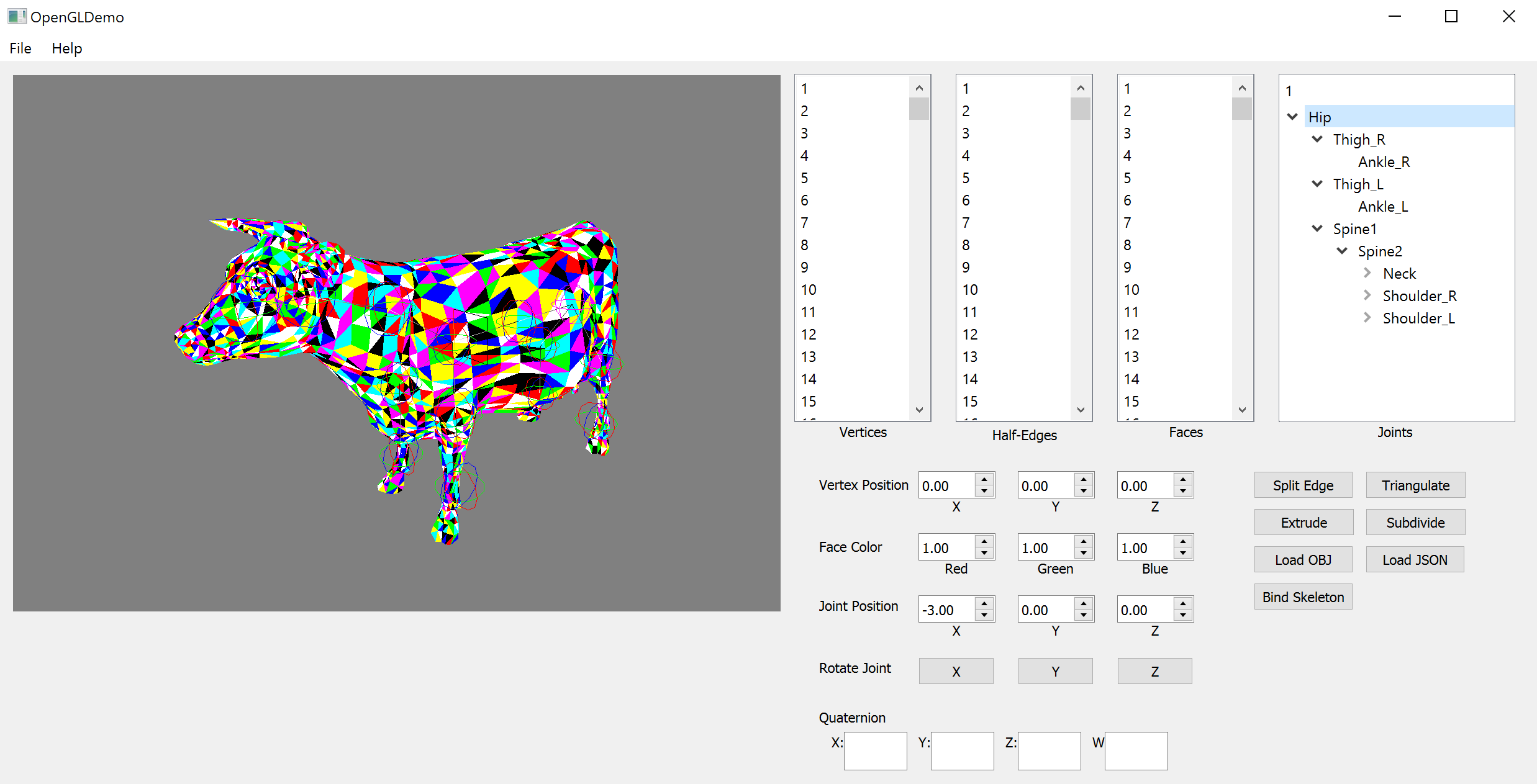 Image of cow obj.